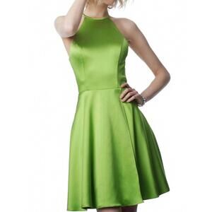NEW JVN prom mini dress in green